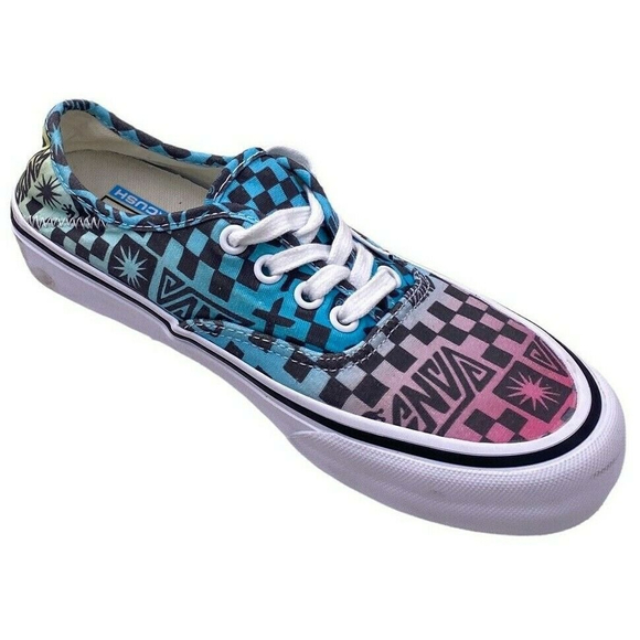 Vans Authentic Tribal Checkerboard Women 6.5 Skate Shoes Sneakers Ultra Cush - Picture 2 of 8